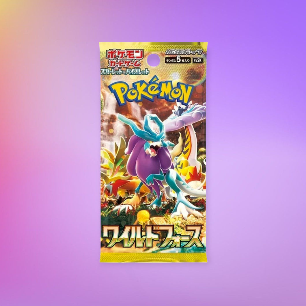 Wild Force Japanese Booster Pack