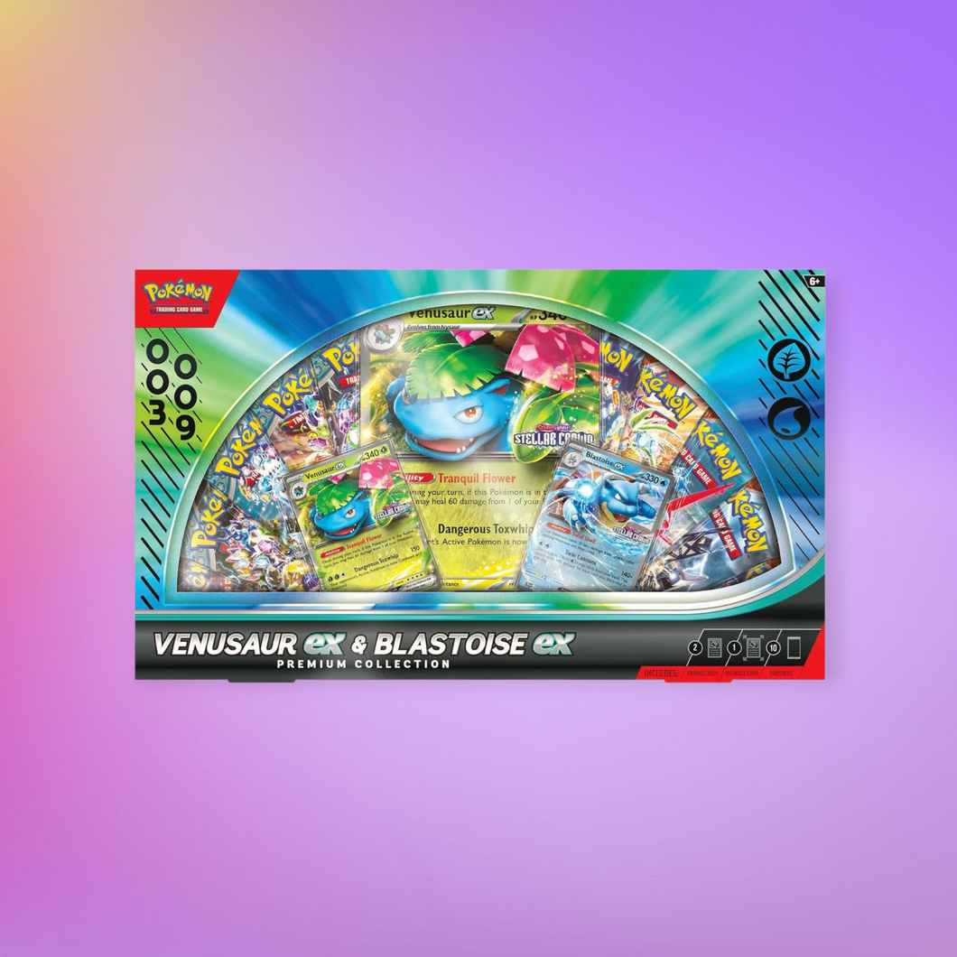 Venusaur EX & Blastoise EX Premium Collection