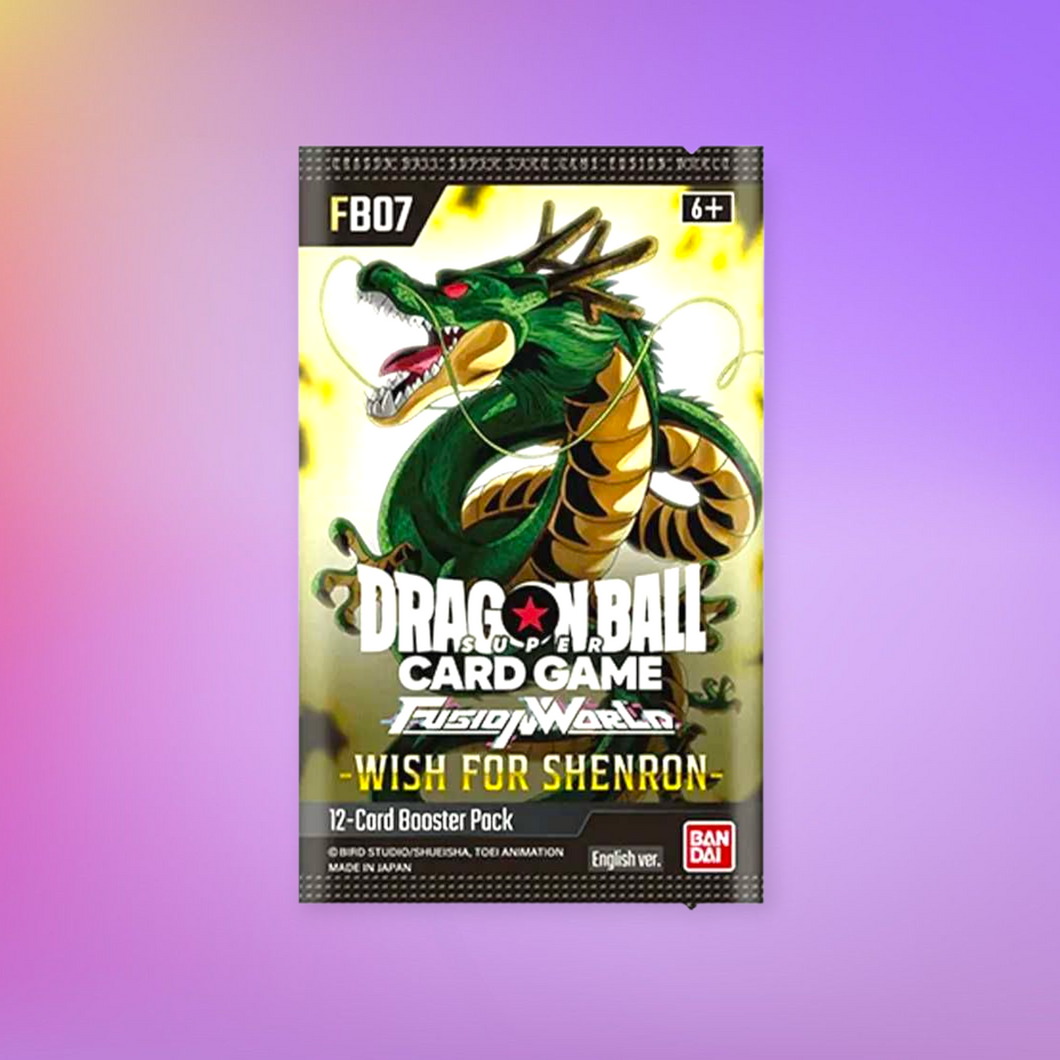 Dragonball Wish for Shenron FB07 Booster Pack