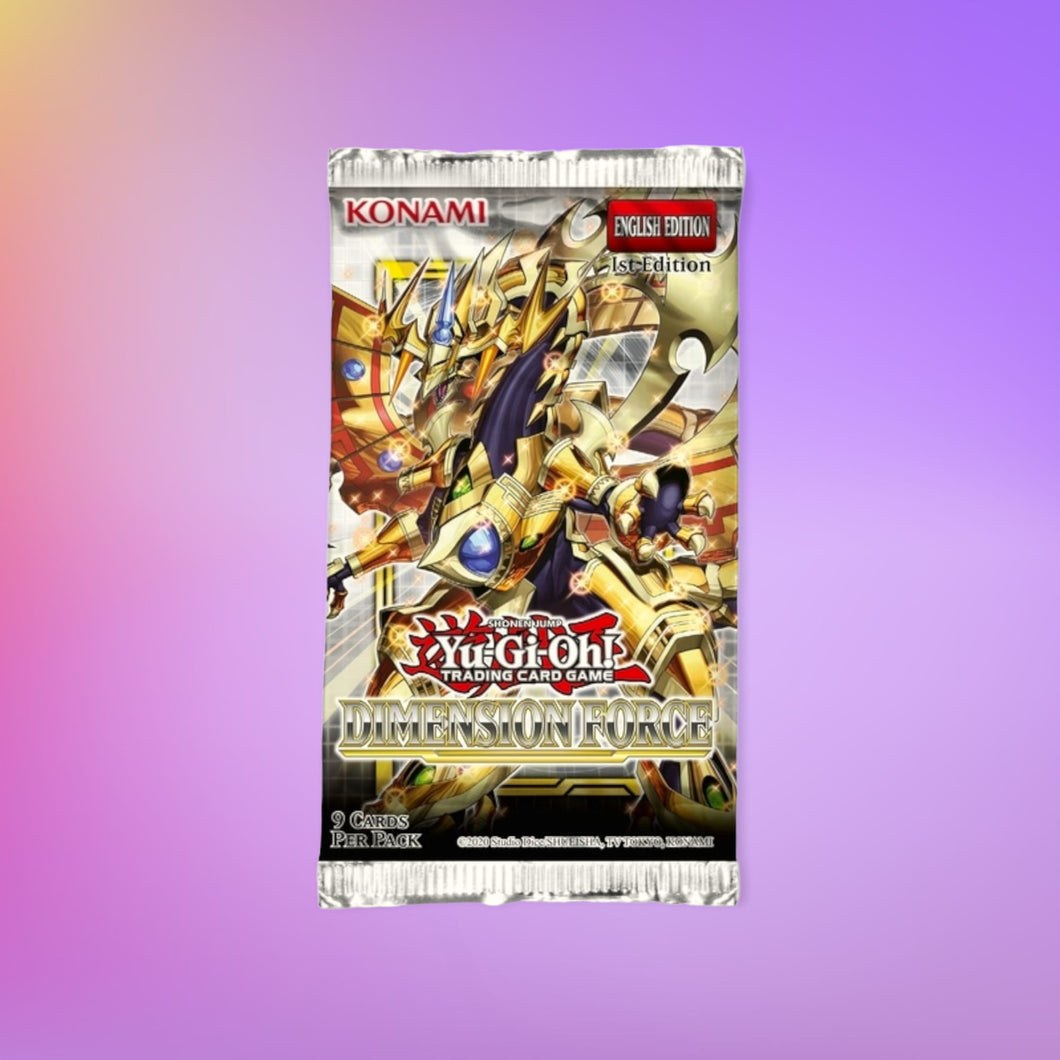 Yu-Gi-Oh Dimension Force English Booster Pack