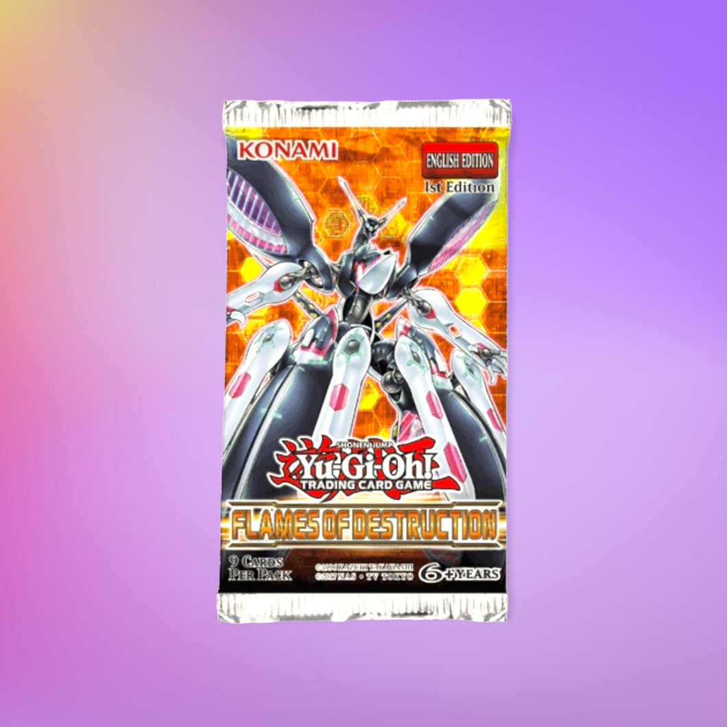 Yu-Gi-Oh Flames of Destruction English Booster Pack