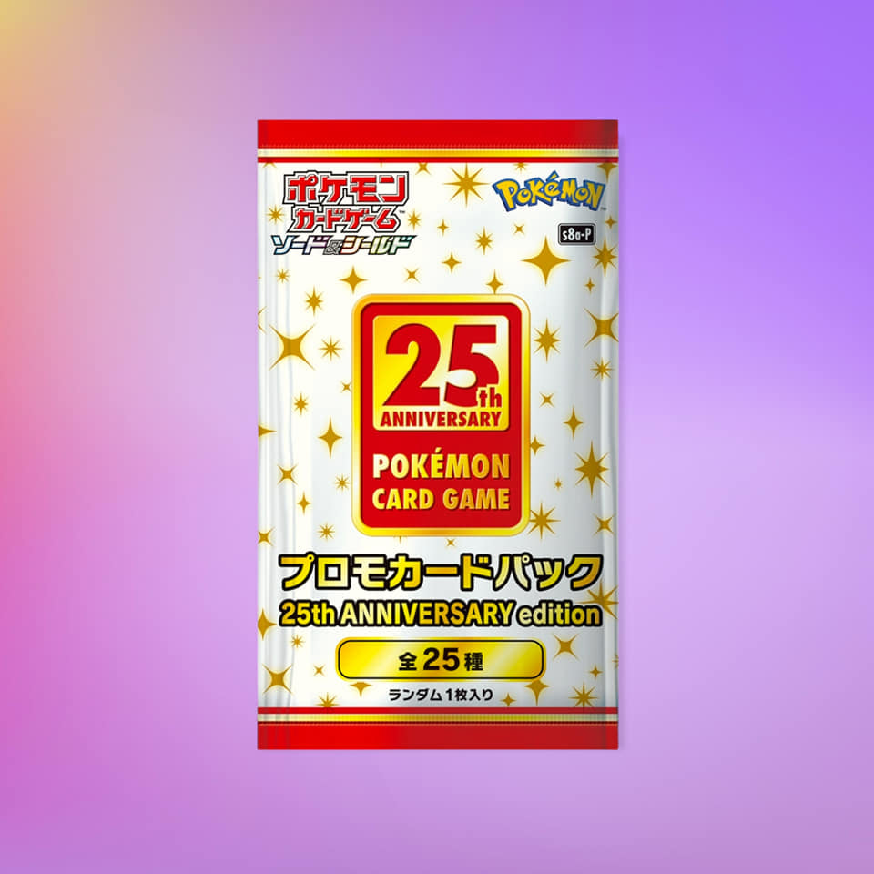 25th Anniversary Japanese Promo Booster Pack