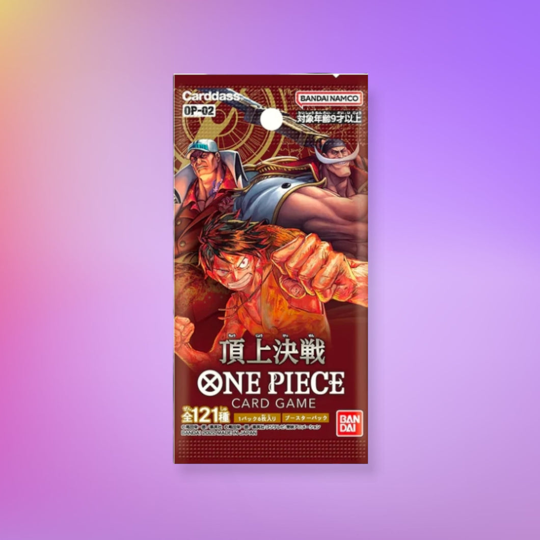 One Piece Paramount War Japanese Booster Pack