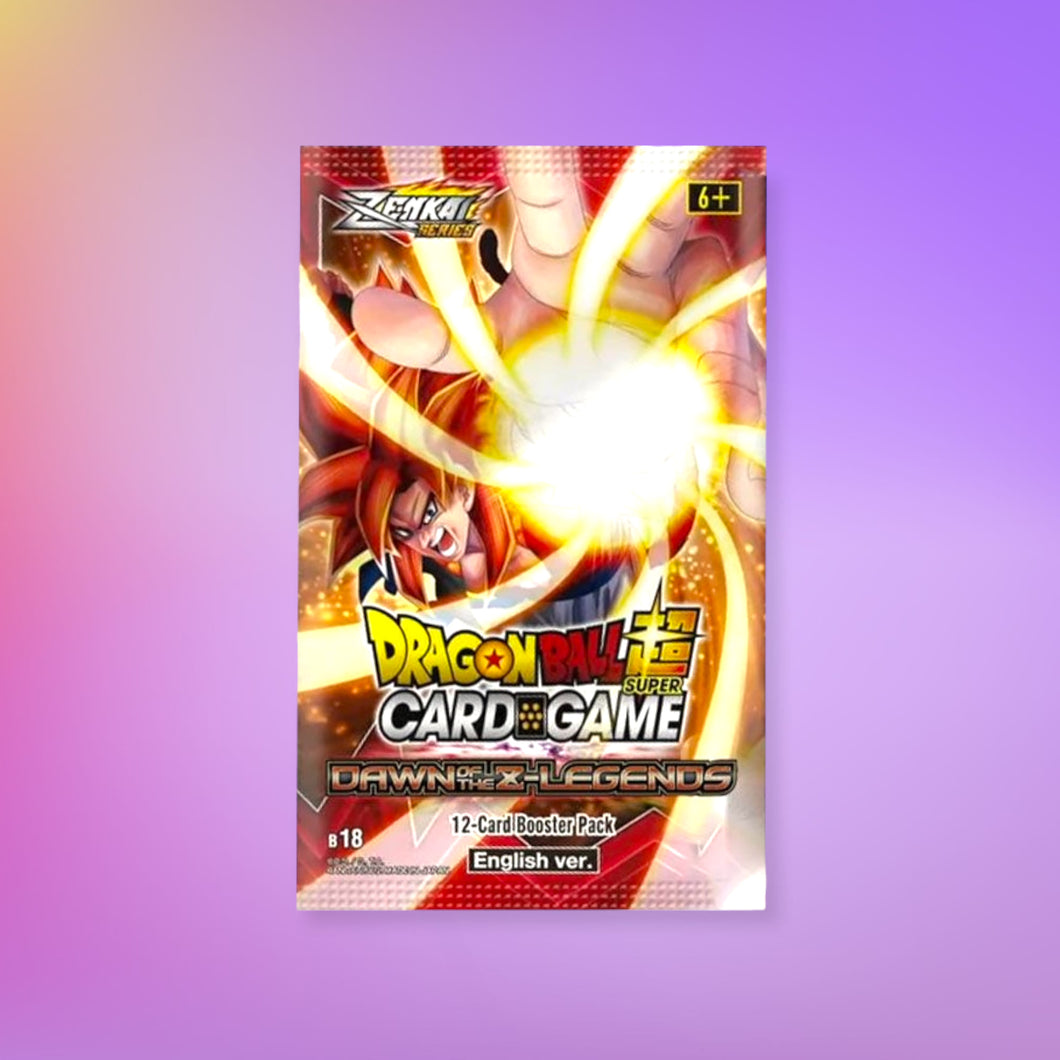 Dragonball Super Dawn of the Z Legends Booster Pack