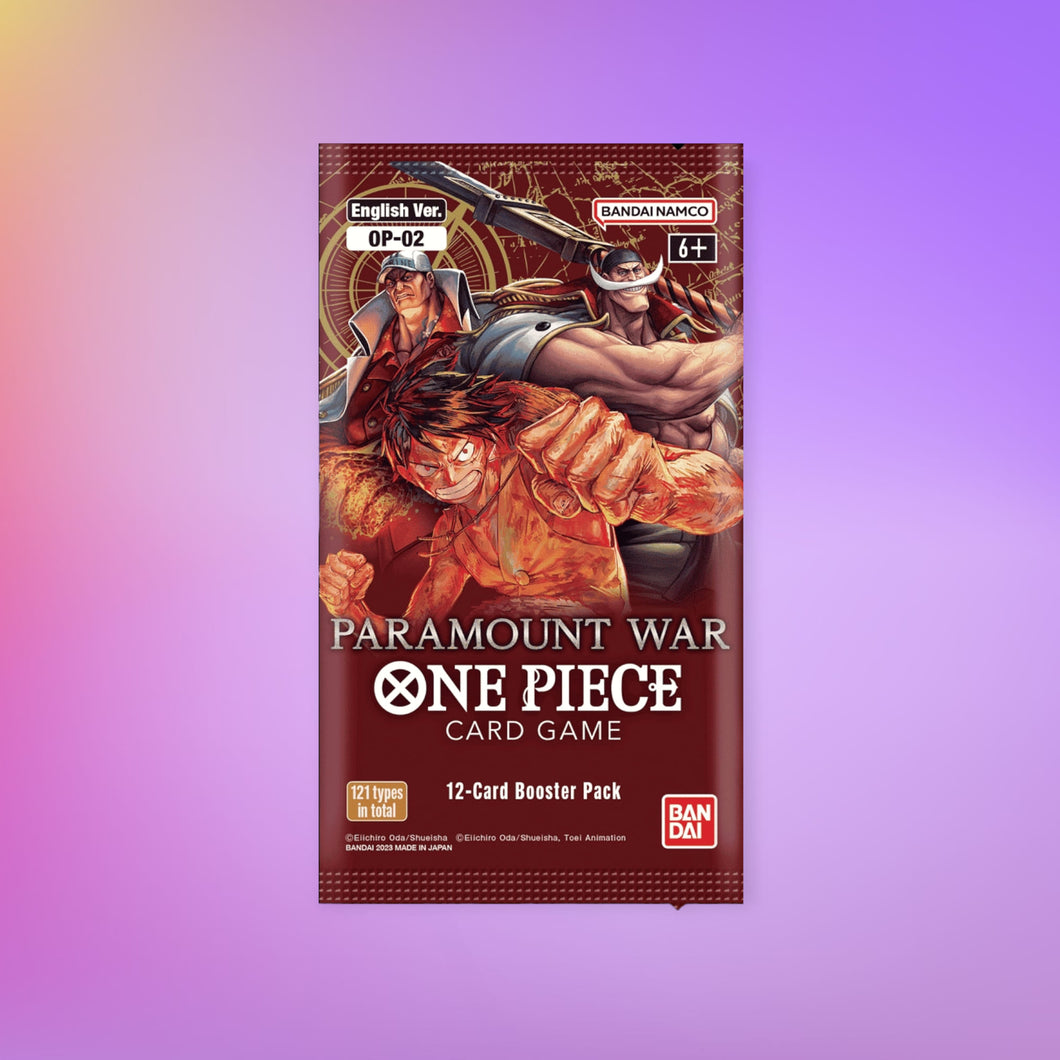 One Piece Paramount War English Booster Pack